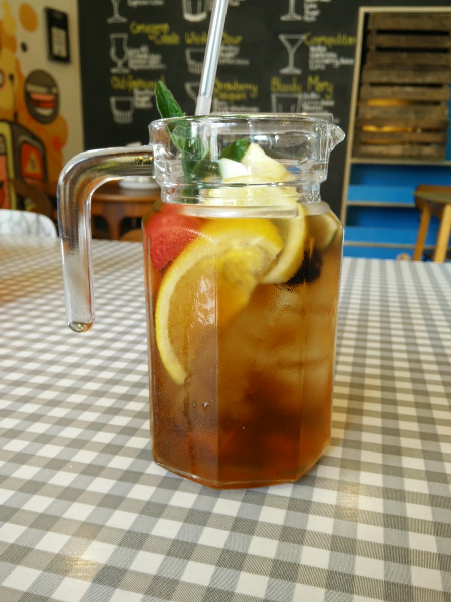 elpasohoxton's tweet photo. Fancy something #british #fruity #refreshing ??? mini jug of Pimms &amp; Lemonade!! #tasty #minijugs http://t.co/zzWeP0uySO