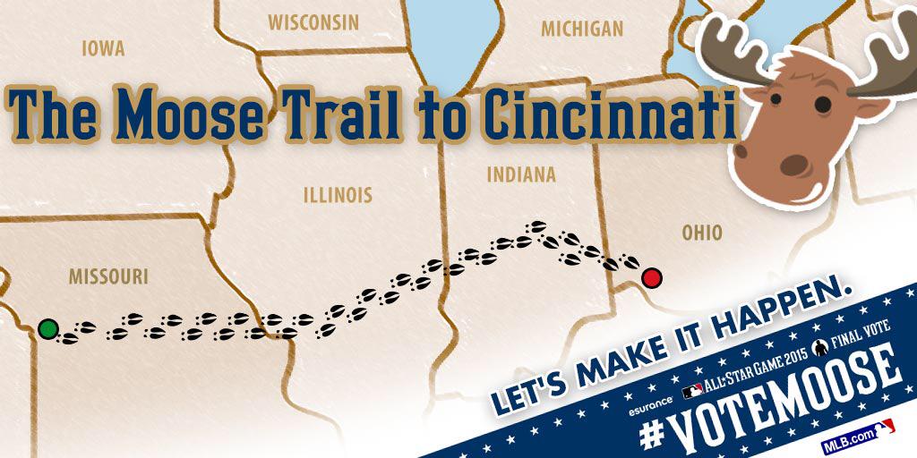 You've already voted in a #Royals record number of starters. Time for #VoteMoose to join the herd!