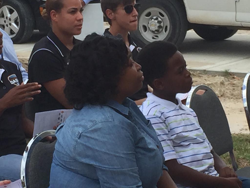 TimEWetzel's tweet photo. Former Dynamo Brian Ching dedicates new Habitat For Humanity home for family. #HouseChingBuilt http://t.co/4OYso1MOV3