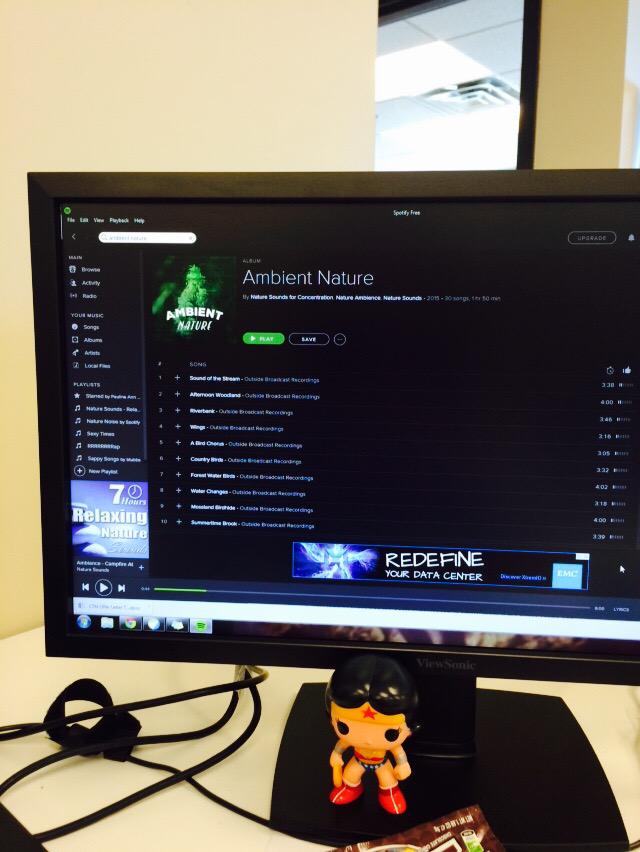 HSPproblems's tweet image. Another sensory trick for hectic work stuff: nature playlists for #hspproblems
