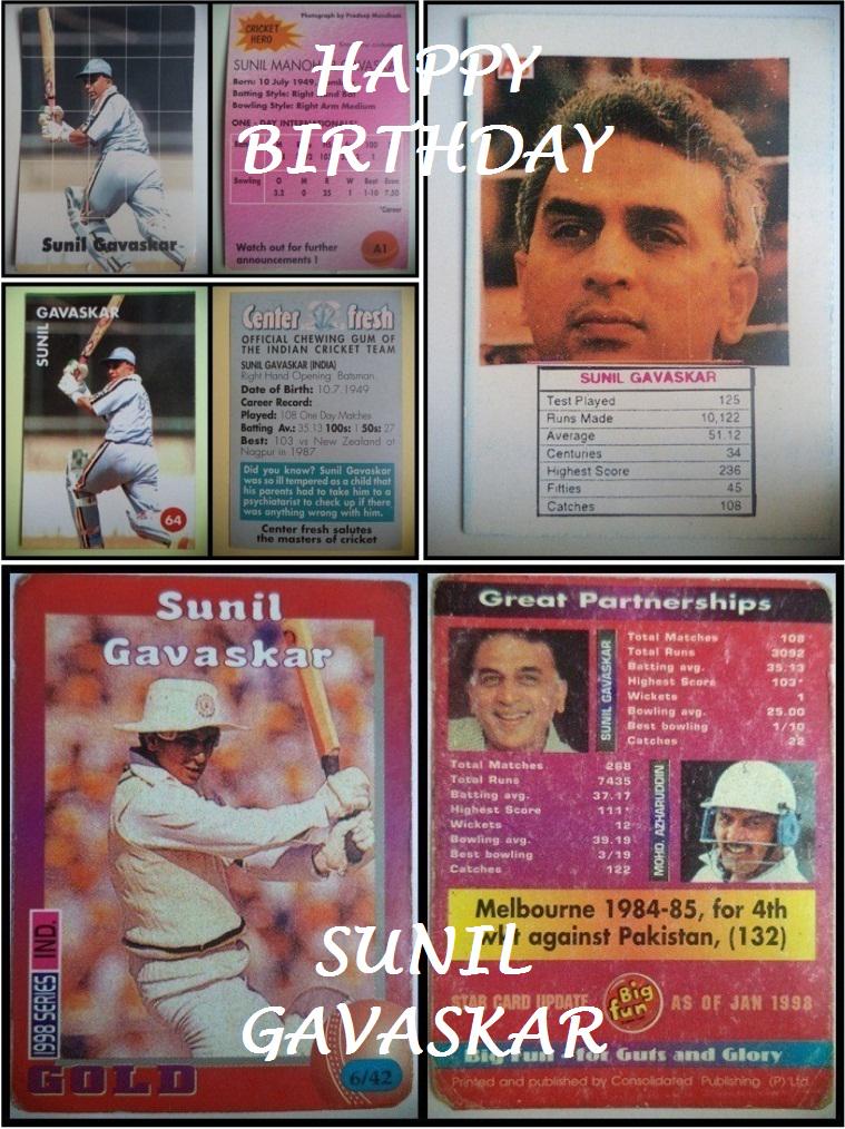 Happy Birthday Sunil Gavaskar    