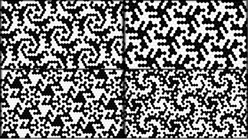 stormoid's tweet photo. Interesting hexagonal structure from simple math, inspired by the latest @sixtysymbols 
See: https://t.co/8NzYlmUhpI http://t.co/zpuePyiE9X