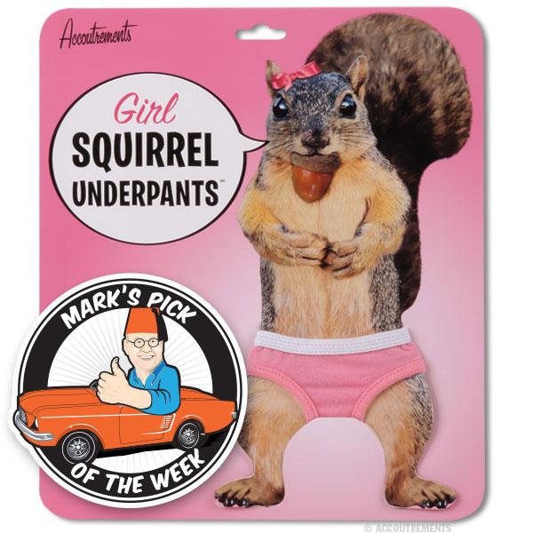 Archie McPhee on X: Naked Squirrels? Girl Squirrel Underpants are 50% off!    / X
