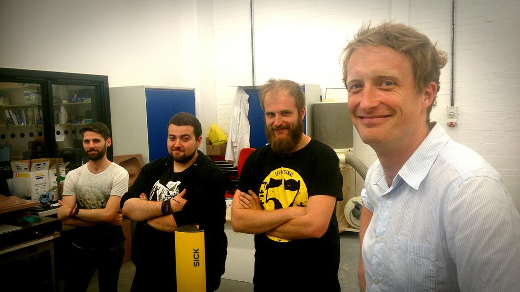 dougalshaw's tweet photo. Checking out new inventions with the Interactive Architecture School @ialab @ruairiglynn #London #tech http://t.co/zXejx4AFFT