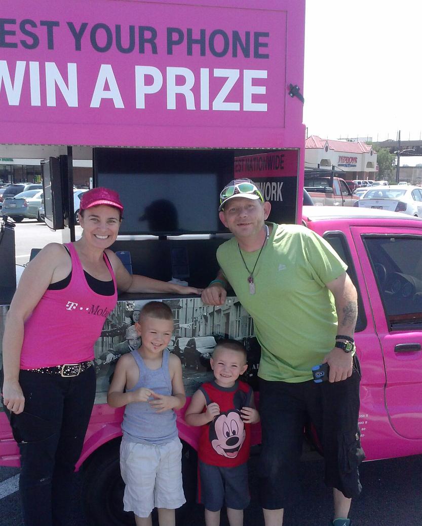 tmophilly's tweet photo. @bobcarphilly creating #fun in #Philly at @TMobile on #Aramingo! @bobcarmedia @TheRealRarrick http://t.co/OELWX2dO49