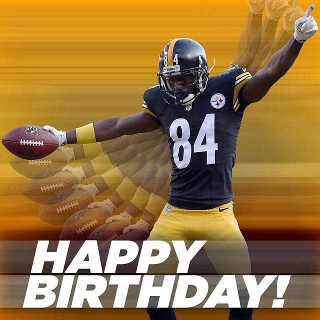 Double-tap to help us wish WR Antonio Brown a Happy Birthday! by nfl  