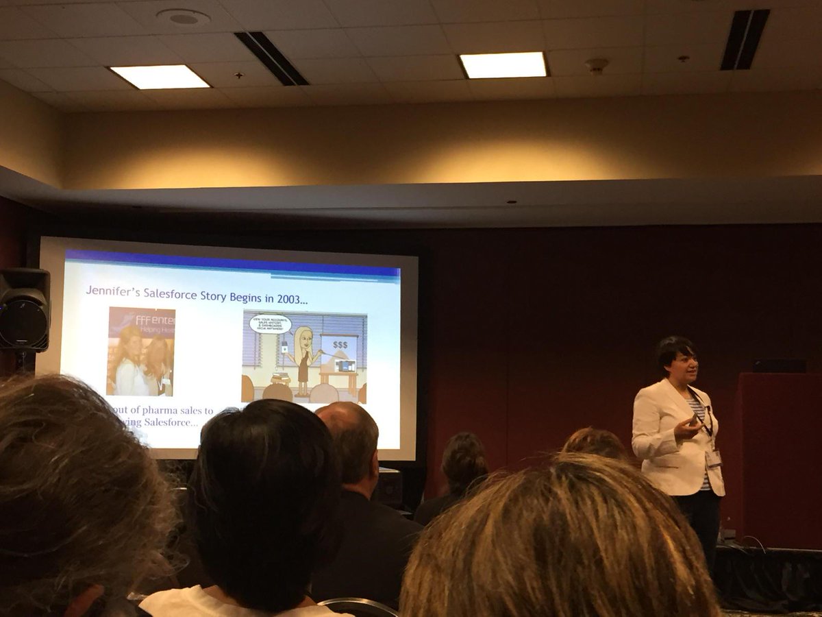 krislande's tweet photo. @crmsalesgem - @TheChrisDuarte making you proud rocking your slides! #salesforce1 #mwd2015 http://t.co/OSTfOFA9mY