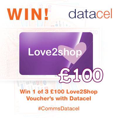 CommsExpress's tweet photo. RT&amp;F #CommsDatacel and you could #win 1 of 3 £100 Love2Shop vouchers #competition http://t.co/jcege2YHPI