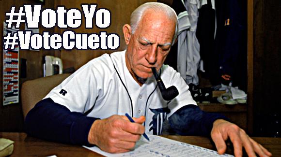84TigersDetroit's tweet photo. What would Sparky do? #VoteYo &amp; #VoteCueto 
@DetroitTigersPR @ComericaPark @tigers @Reds http://t.co/mWbuvld6Mn