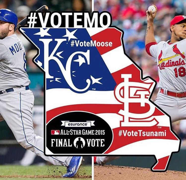 #CardinalsNation and Missouri, we only have until 4PM EST! RT! #VoteTsunami #VoteMoose