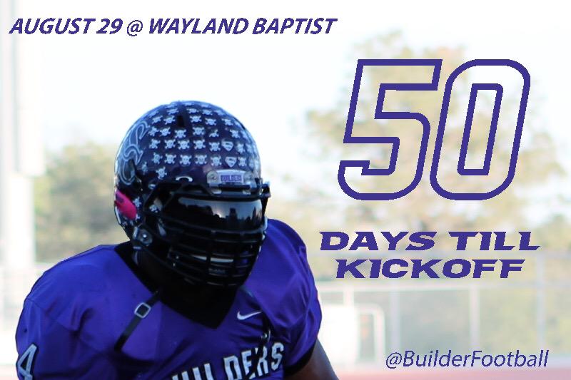 BuilderFootball's tweet image. Almost football season! #BuilderFootball