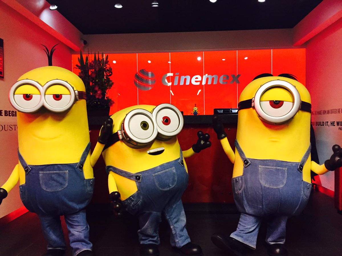 Cinemex's tweet photo. #LosMinions llegaron a Cinemex y tú no puedes perdértelos.

RT si vas a verla

Boletos → http://t.co/ZZyN0HBuj5 http://t.co/Dji3RVVwwz
