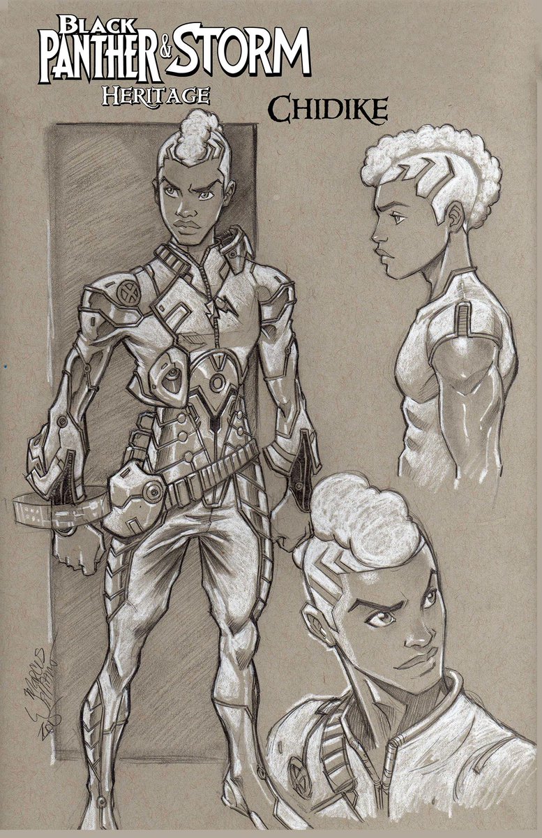 marcus williams on Twitter: "Black Panther & Storm "Heritage": Chidike
