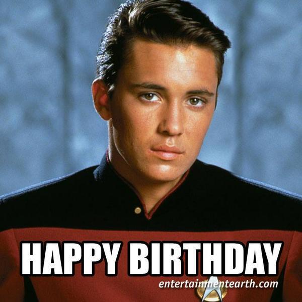 Happy 43rd Birthday to Wil Wheaton of Star Trek ! Shop Collectibles:  