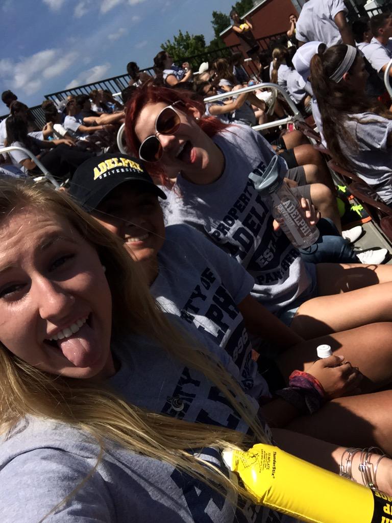 ooohItsAshley's tweet photo. Panther pride!! 🐾 @AdelphiU #adelphirec http://t.co/ueYr5sOIlC