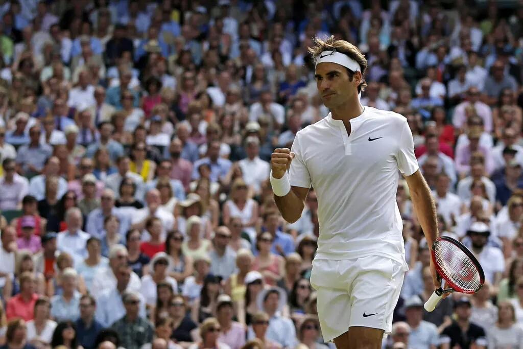 tennistopic_'s tweet photo. Ningún hombre (Era Open) ganó Wimbledon con más de 32 años. En un mes Federer hace 34. Busca romper (más) la historia http://t.co/1FrYCjuEWl