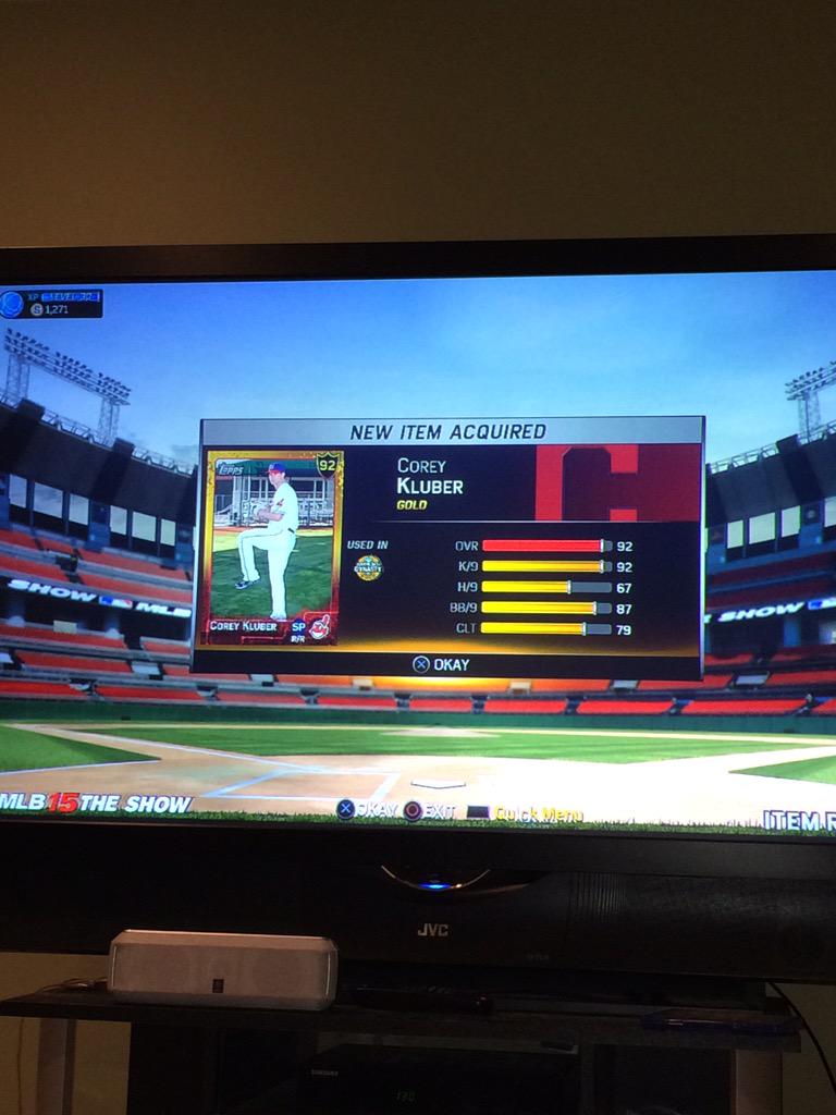 leffler29's tweet photo. @MLBtheShow_Tips the #tripleplaychallenge is still π₯ http://t.co/34SatRcW6n