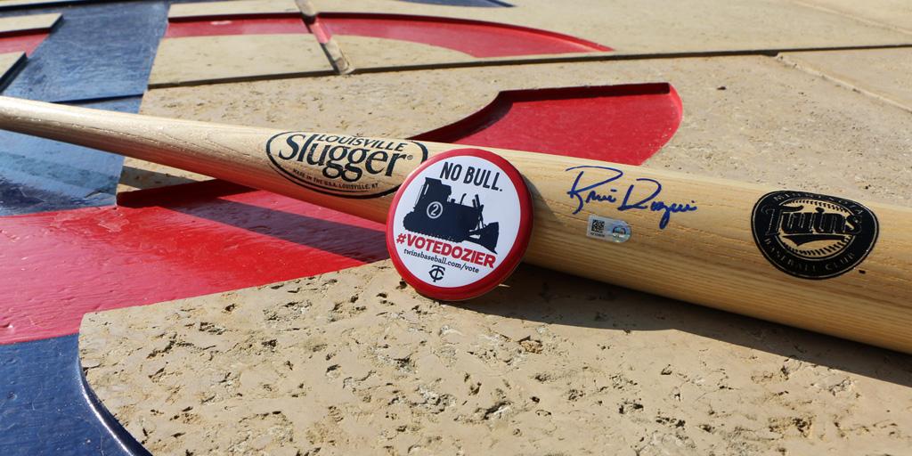 RT to win: signed #VoteDozier bat + No Bull pin. #VoteFamilia