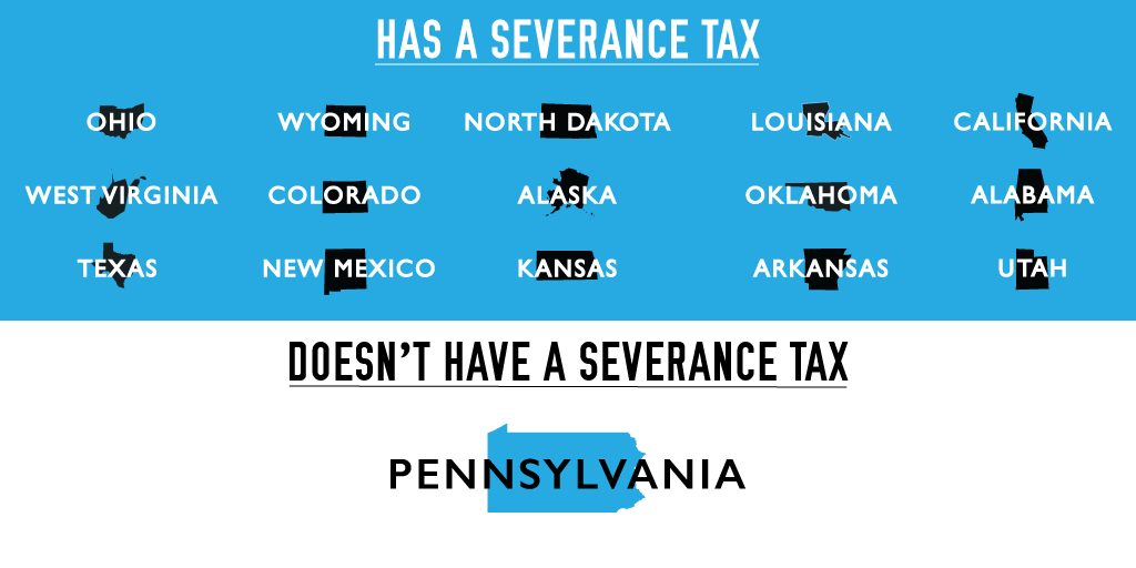 GovernorShapiro's tweet photo. Did you know? Pennsylvania is the only major gas producing state without a severance tax. http://t.co/uZ4mo4Qlpw