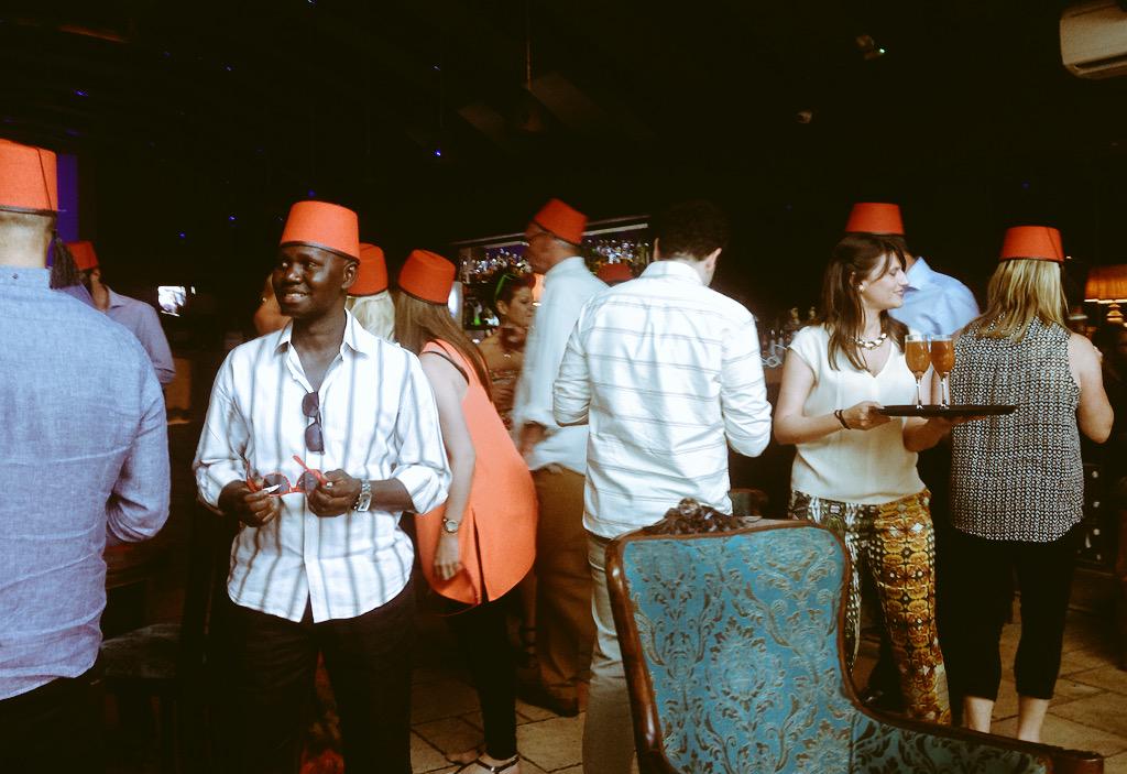 WeAreFooditude's tweet photo. Getting the party started #Toasting10Years http://t.co/1p9SXuSQhd