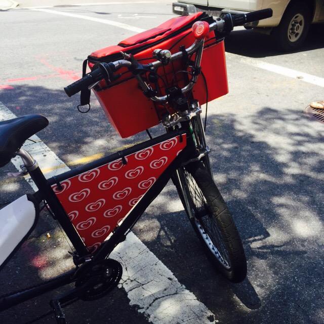The ice cream bike is back in town!!! #JoyhoodNYC