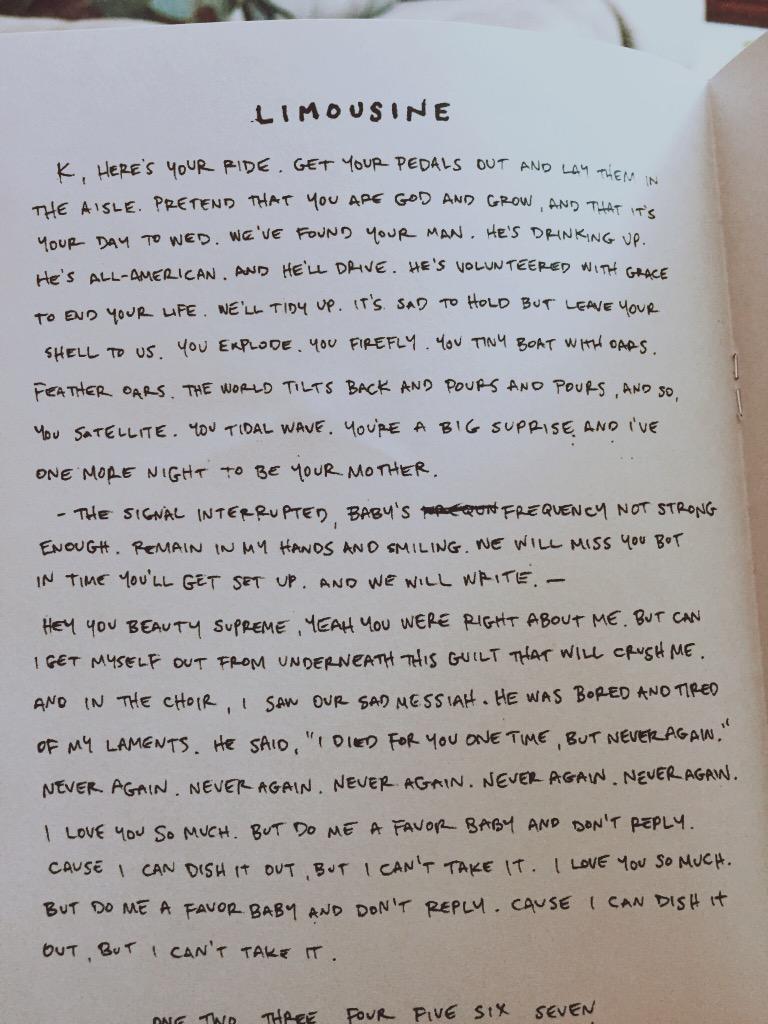 Happy Birthday to the best damn lyricist around. I am, without a doubt, a better writer because of Jesse Lacey. 
