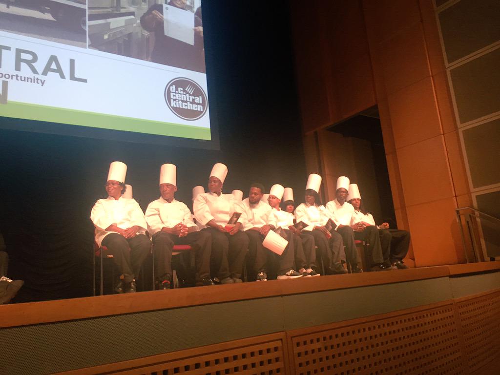 chefjoseandres's tweet image. Years in the making! Graduation day for #class100 @dcck 100th graduation! These are the real Heroes!