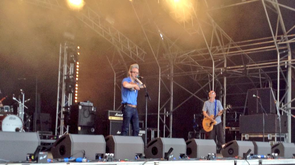 Main stage is GO! The arena is open and the music is flowing. <a href="/CremeDeChevre/">Creme De Chevre</a> smashing it. #bstk2015