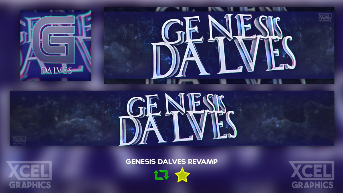 XCELGraphics's tweet image. Revamp for @DalvesTheKing. #GenesisXCEL?? RT's and FAV's appreciated!