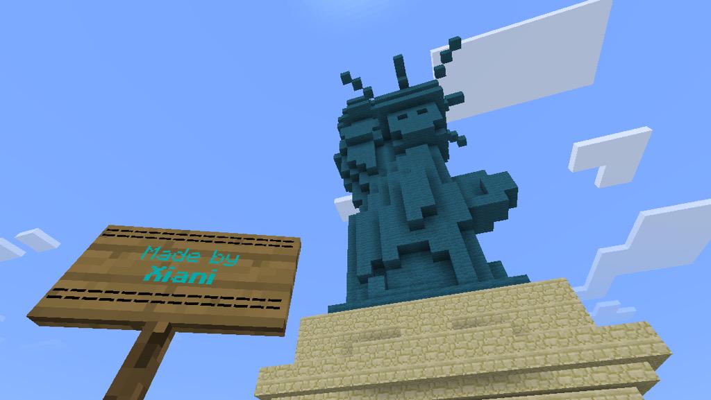 Xiani on Twitter: "Statue of Liberty Mini-build in # 