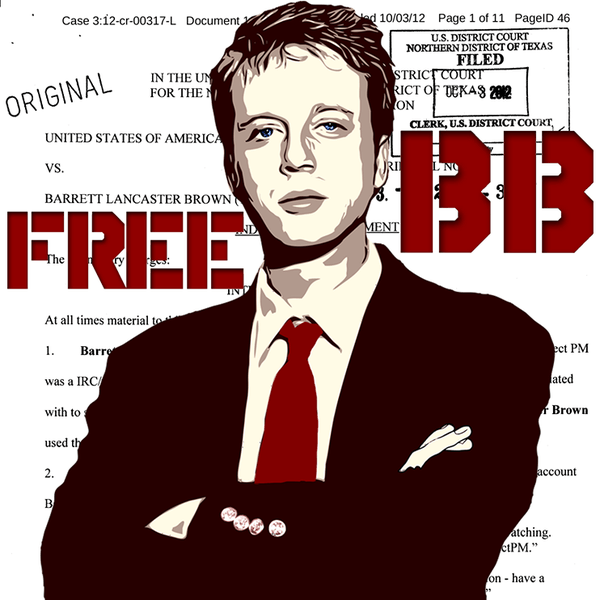 NewsRevo's tweet photo. Barrett Brown vs. the Dept of Justice – Blurring the Lines of Journalism http://t.co/liwPcYsMUE #FreeBB @FreeBarrett_ http://t.co/65trrjxz2R