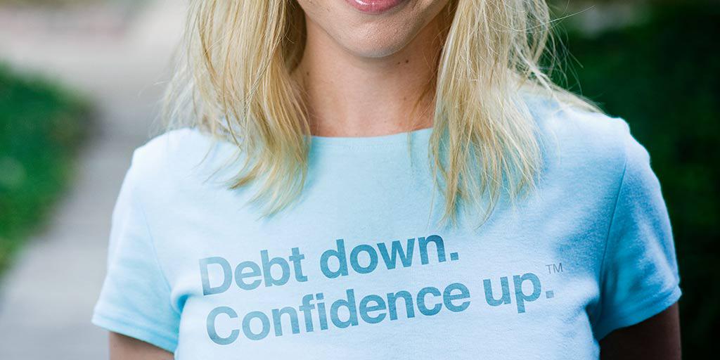 Debt down. Confidence up! Learn more here. shredyourdebt.org  #FaceReality