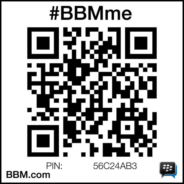#BBMme PIN:56C24AB3
pin.bbm.com/56C24AB3