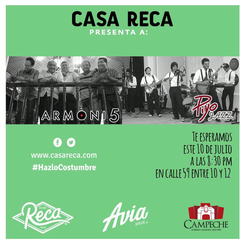 AlexRisue's tweet photo. #RecaFest continua, ahora presentando en la calle 59 centro dos grupos campechanos de jazz y Bossa-Nova Nofalten RT http://t.co/fj6ZskVcrD