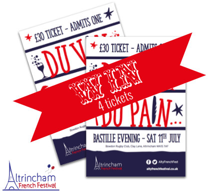 AltyFrenchFest's tweet photo. Chance to win 4 tickets to our Bastille Banquet Comment on our Facebook post here http://t.co/aKuD1U2fEs Bonne chance http://t.co/DCxylctSi4
