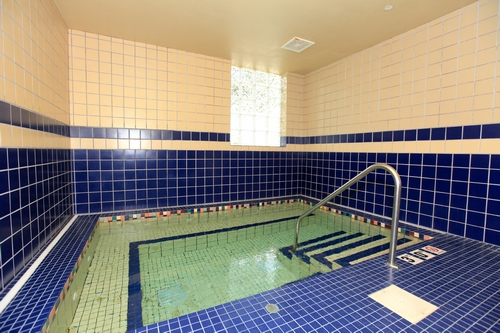 Soothe your muscles after a good workout in our spa area!