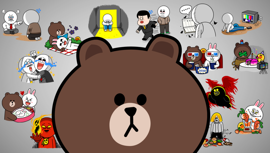 bigdemonskull's tweet photo. TechCrunch : Line’s stickers highlight how tech companies can influence cultural trends … http://t.co/csWQU51DU5) http://t.co/KDLbu5tvFV