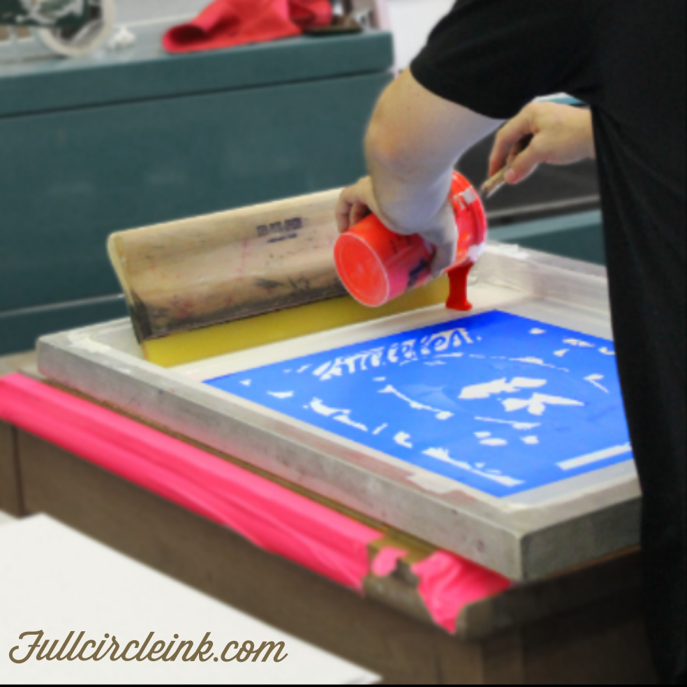 _fullcircleink's tweet photo. Screen printing posters leaves a very unique impression on your audience. http://t.co/aQRTDzSz7g