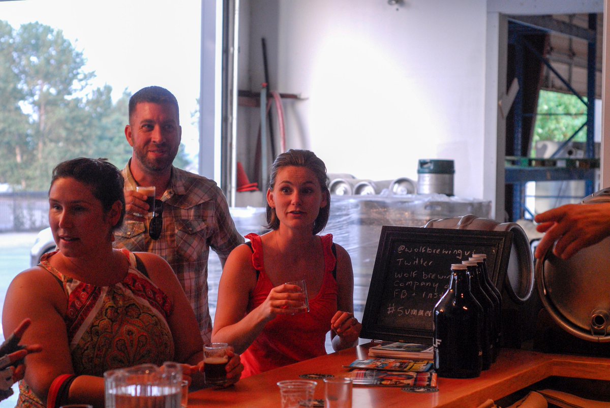 WolfBrewingVI's tweet photo. @TourismNanaimo and @LeifBogwald were there to help us kick things off in style! #explorenanaimo #summerofwolf http://t.co/rhGWly5PJP