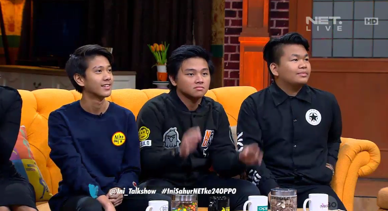 mdtvindonesia's tweet photo. Tuh disapa @TeukuRyz @iqbaale &amp; @AlvaroMaldini1 comate mana suaranyaaaa? #IniSahurNETke24OPPO http://t.co/uroVh0Jh21