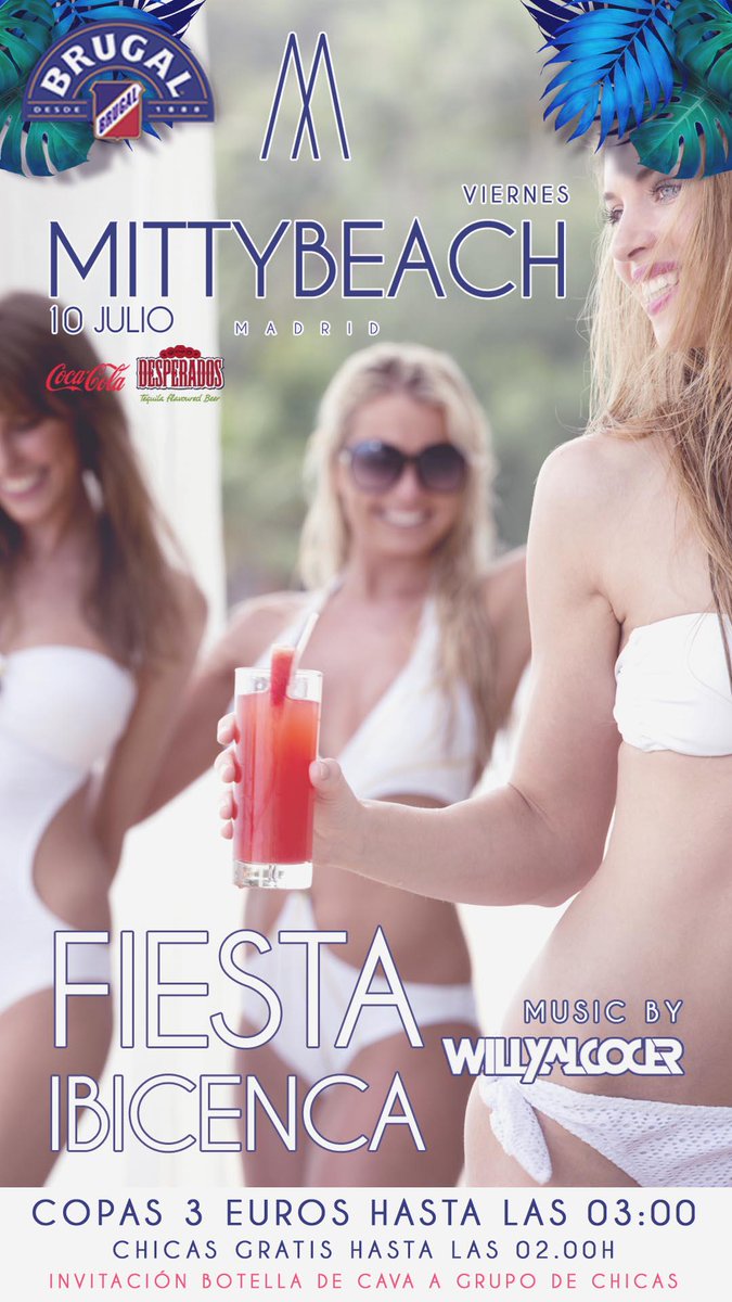 F3STIVAL3S's tweet photo. NO TE PIERDAS ESTA NOCHE LA FIESTA IBICENCA CON @DjWillyAlcocer EN #MITTYBEACH !
🍸3€ hasta ls 3
LISTAS 610816854 Puri http://t.co/0A3SHnij9W