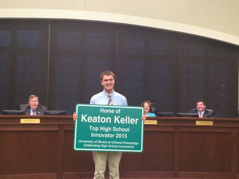 University of Illinois (@uofillinois) on Twitter photo .<a href="/KnightsofPHS/">Prospect High School</a> grad Keaton Keller w/ Celebrating High School #Innovators Award: dailyherald.com/article/201507… .<a href="/KnightsofPHS/">Prospect High School</a> grad Keaton Keller w/ Celebrating High School #Innovators Award: dailyherald.com/article/201507…