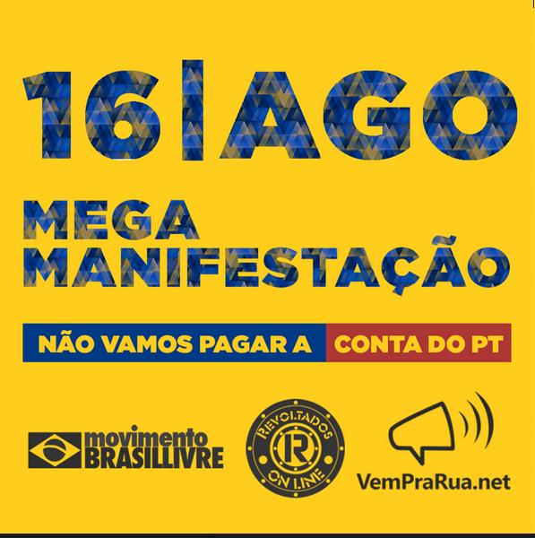 Vamos lá, não vamos pagar a conta do PR vamos parar o Brasil, vamos manifesta...