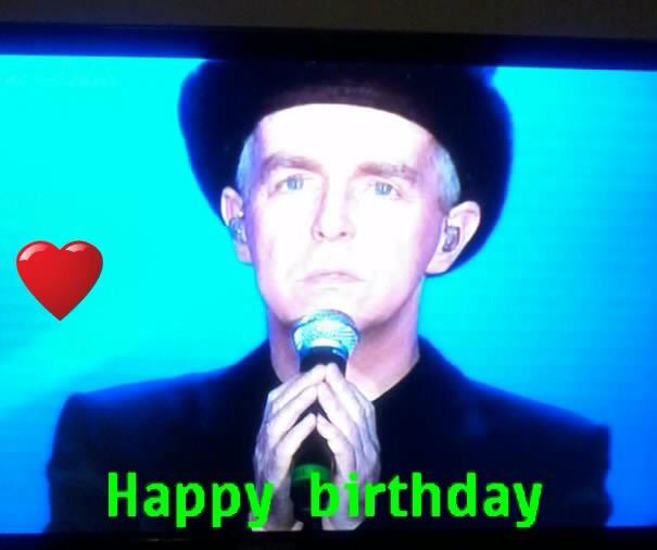 Happy Birthday Neil Tennant from Closer to Heaven team Your support was amazing. U R Something Special 
