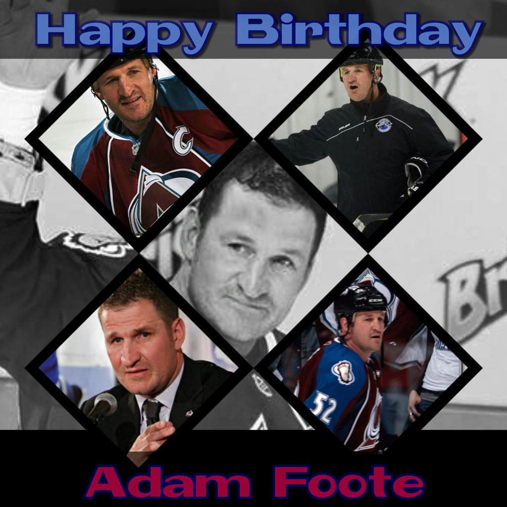 Here is a great big Happy Birthday to Adam Foote!!!! Happy birthday to you Footer!!! 