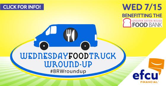 <a href="/BRWroundup/">BRWroundup</a> @ <a href="/EFCUFinancial/">EFCU Financial</a>'s Shenandoah Branch benefitting @BRFoodBank - 7/15 5-8pm - bit.ly/FoodTrucksAtEF…