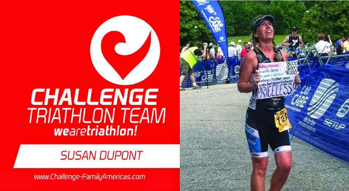 DarinArmstrong's tweet photo. #FF @DuPontSusan 6X #Ironman, #Triathlete &amp; #Cancer Fighter - http://t.co/Ffkx3ARVdA  #TeamChallenge @Challenge_Famil http://t.co/4nC1tlTV1O