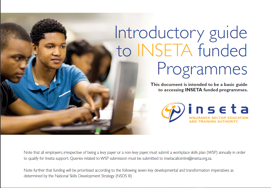 Read the Funding guide inseta.org.za/downloads/Intr…