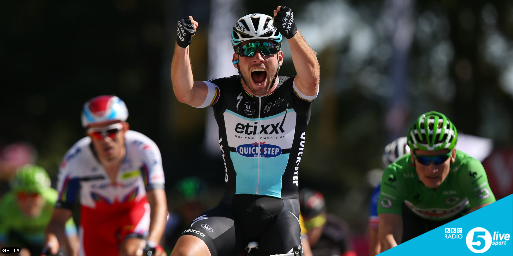 'Timed to perfection!’ Cavendish wins seventh Tour stage

bbc.in/1SdAdwy