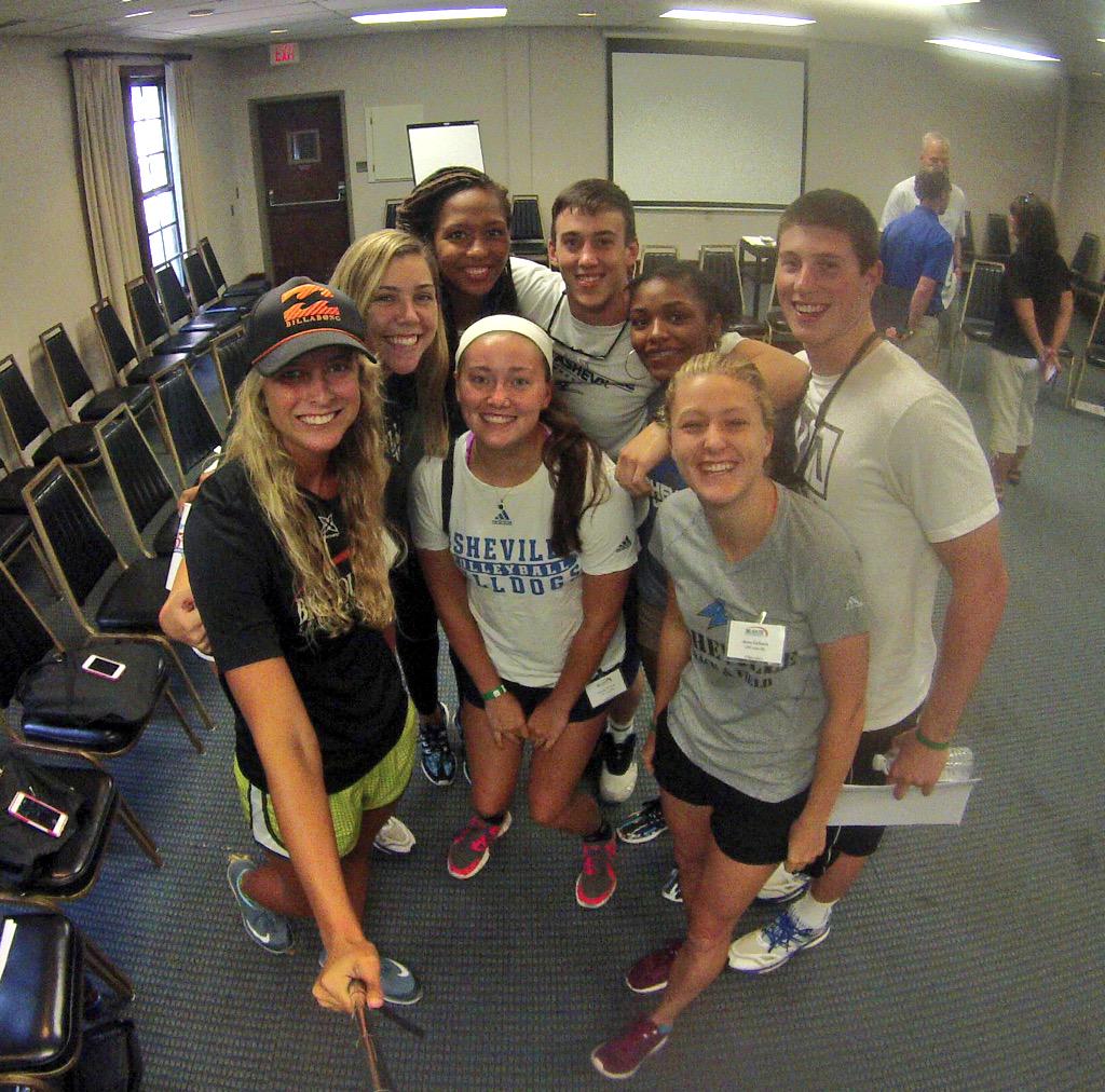 Katie_Daviss's tweet photo. UNCA representing at the Big South Leadership Conference #BigSouthLC #UNCALC15 http://t.co/Y6Ygosid9Y